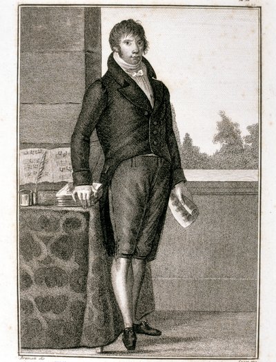 Porträt von Luigi Cherubini von Giovanni Antonio Sasso