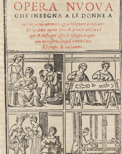 Essempio di recammi, 1530 von Giovanni Antonio Tagliente