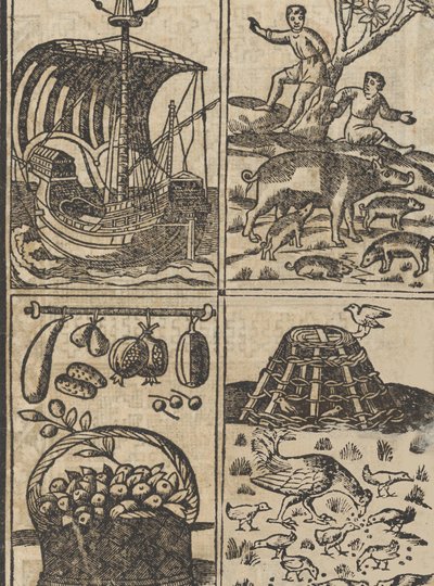 Essempio di recammi, Seite 9 recto, 1530 von Giovanni Antonio Tagliente