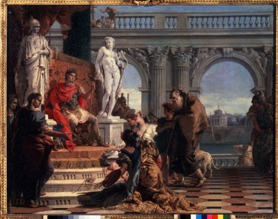 Maecenas übergibt die Künste an Augustus von Giovanni Battista Tiepolo