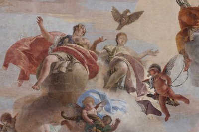 Der Fall der Dämonen, Geschichten von Scipio (Detail) von Giovanni Battista (1696-1770) Tiepolo