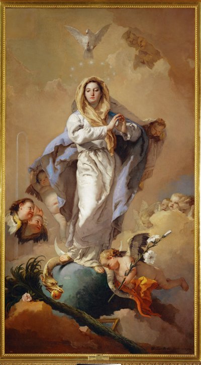 Die Unbefleckte Empfängnis von Giovanni Battista (1696-1770) Tiepolo