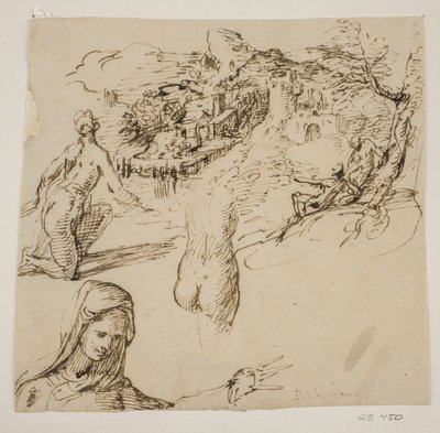 Schlafender Krieger von Giovanni Battista Caracciolo