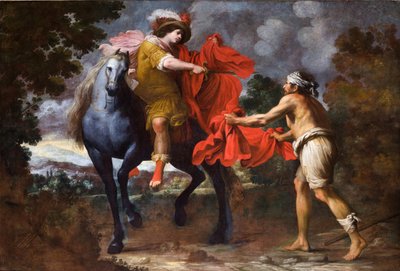Sankt Martin und der Bettler von Giovanni Battista Carlone