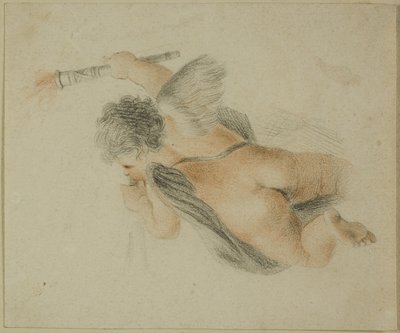Putto mit Fackel von Giovanni Battista Cipriani