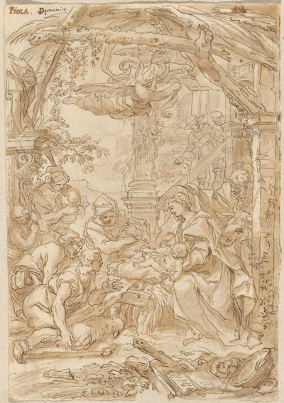 Die Anbetung der Hirten von Giovanni Battista Merano