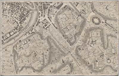 Neue Karte von Rom, herausgegeben von Giambattista Nolli im Jahr 1748, bekannt als La Pianta Grande di Roma von Giovanni Battista Nolli