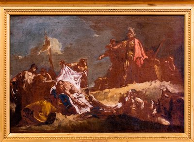 Alexander und der Leichnam des Darius von Giovanni Battista Piazzetta