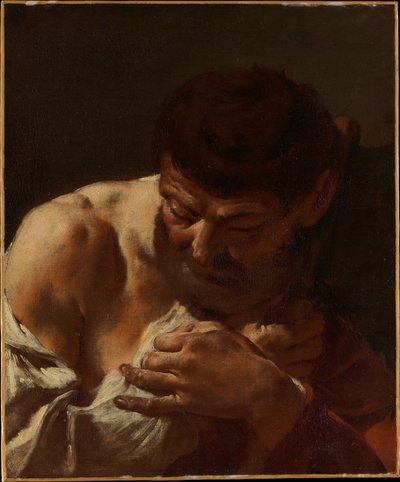 Büste eines Mannes (Heiliger Matthias?) von Giovanni Battista Piazzetta