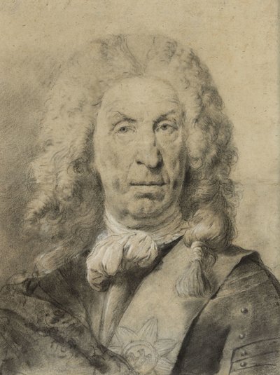 Porträt von Marschall von der Schulenburg, um 1735 von Giovanni Battista Piazzetta