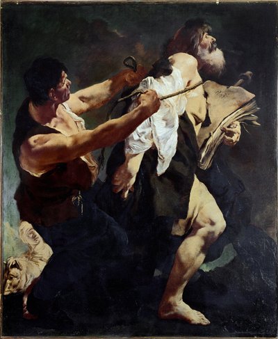Der heilige Jakobus der Ältere wird zum Märtyrer (Öl auf Leinwand) von Giovanni Battista Piazzetta