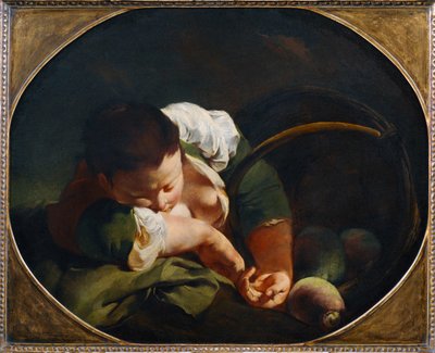 Schlafendes Bauernmädchen von Giovanni Battista Piazzetta