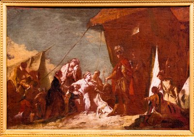 Die Familie des Darius fleht Alexander an von Giovanni Battista Piazzetta
