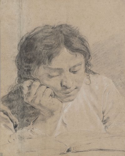 Junger Junge liest ein Buch von Giovanni Battista Piazzetta