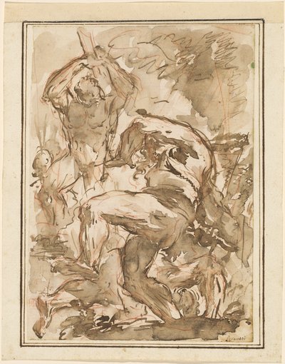 Eine Schlacht nackter Männer von Giovanni Battista Piranesi