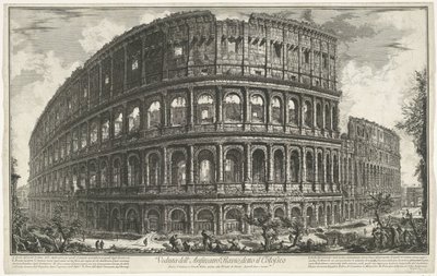 Kolosseum in Rom Ansichten von Rom (Serientitel) von Giovanni Battista Piranesi