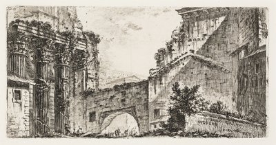 Forum des Augustus, Platte 15 aus Einige Ansichten von Triumphbögen und anderen Denkmälern von Giovanni Battista Piranesi