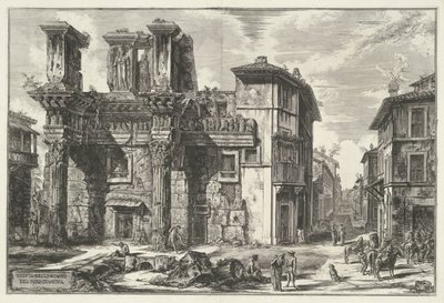Forum von Nerva in Rom (Ansichten von Rom) von Giovanni Battista Piranesi