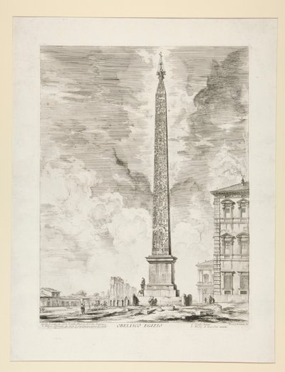 Ägyptischer Obelisk, aus Vedute di Roma von Giovanni Battista Piranesi