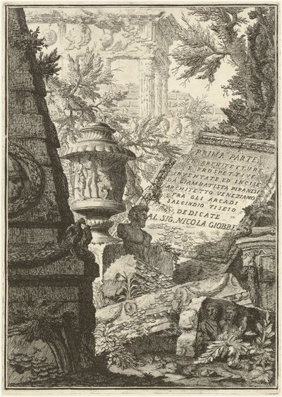 Prima Parte di Architetture, e Prospettive (Erste Ausgabe, dritte Auflage) von Giovanni Battista Piranesi