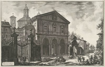 Sankt Sebastian vor den Mauern in Rom (Ansichten von Rom) von Giovanni Battista Piranesi
