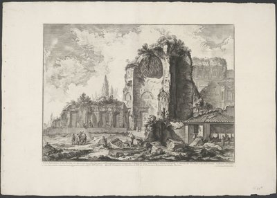 Tempel der Venus und Roma in Rom von Giovanni Battista Piranesi