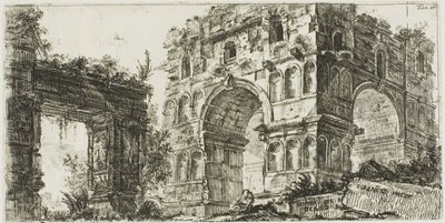 Tempel des Janus, Tafel 11 aus Einige Ansichten von Triumphbögen und anderen Denkmälern von Giovanni Battista Piranesi