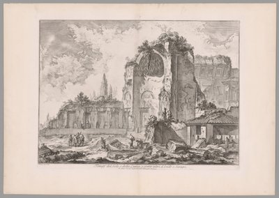 Tempel von Sol und Luna, aus Ansichten von Rom (Vedute di Roma) von Giovanni Battista Piranesi