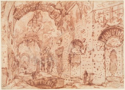 Der Canopus der Villa Adriana in Tivoli von Giovanni Battista Piranesi