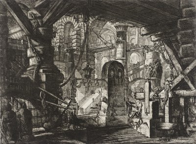Der Pier mit Ketten von Giovanni Battista Piranesi