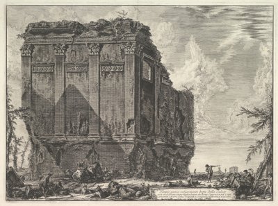 Der sogenannte Tempel der Salus, an der Straße nach Albano, ca. 1763 von Giovanni Battista Piranesi