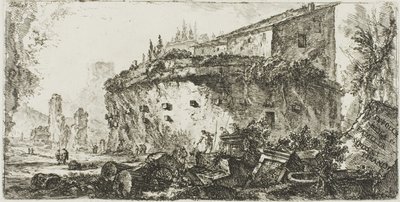 Grab der Scipios, Platte 18 aus Einige Ansichten von Triumphbögen und anderen Bögen von Giovanni Battista Piranesi