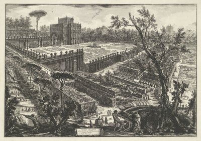 Villa Doria Pamphili in Rom (Gezichten op Rome) von Giovanni Battista Piranesi