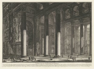 Vorhalle des Pantheon in Rom von Giovanni Battista Piranesi