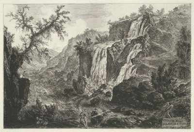 Wasserfälle in Tivoli von Giovanni Battista Piranesi