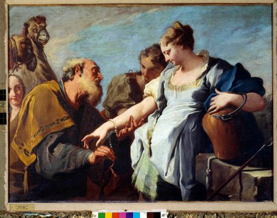 Eliezer und Rebecca von Giovanni Battista Pittoni