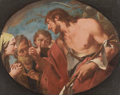 Predigt Johannes des Täufers von Giovanni Battista Pittoni