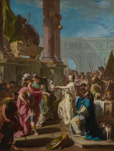 Die Opferung der Polyxena von Giovanni Battista Pittoni