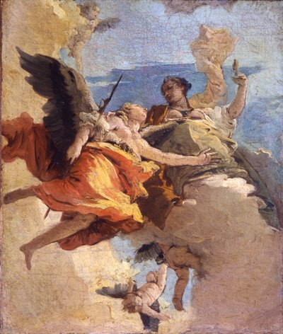 Allegorie der Tugend und des Adels von Giovanni Battista Tiepolo