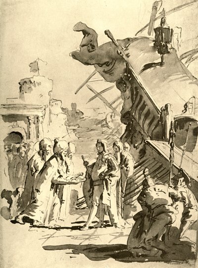 Kapitulation einer Stadt von Giovanni Battista Tiepolo