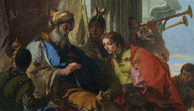 Joseph erhält den Ring des Pharao von Giovanni Battista Tiepolo