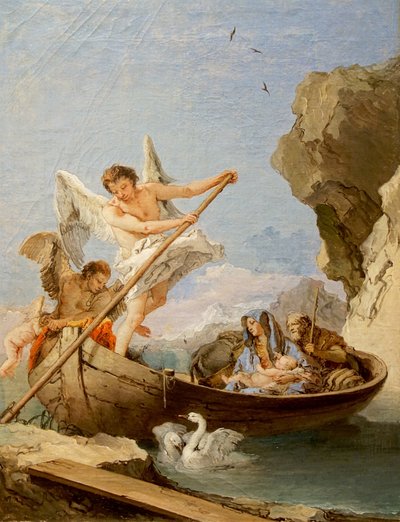 Flucht nach Ägypten von Giovanni Battista Tiepolo