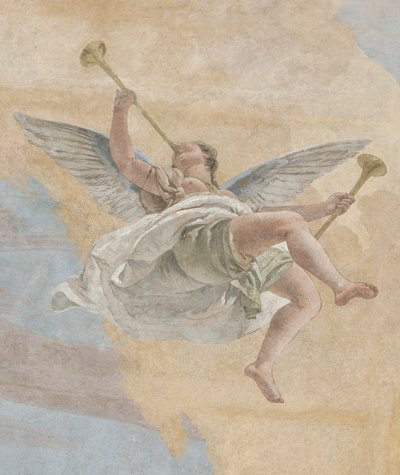 Der Fall der Dämonen, Geschichten von Scipio, (Detail), 1731 von Giovanni Battista Tiepolo