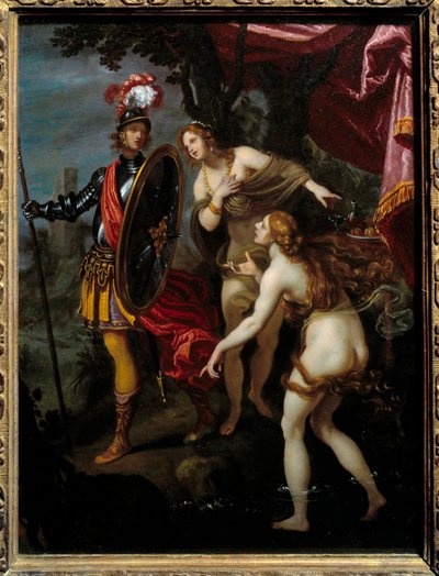 Carlo und Ubaldo befreien Rinaldo von Giovanni Biliverti