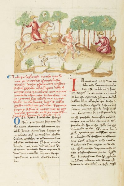 Dekameron, Die höllische Jagd - Vision von Nastagio degli Onesti, Fünfter Tag, Novelle 8 von Giovanni Boccaccio
