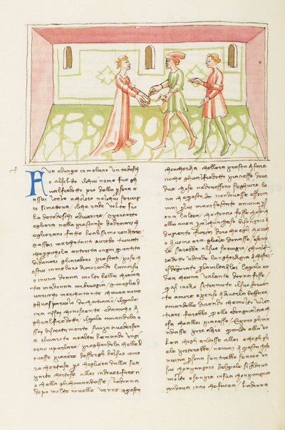 Dekameron, Die Halbwelt; Gulfardo bezahlt Ambruogia, Achter Tag, Novelle 1 von Giovanni Boccaccio