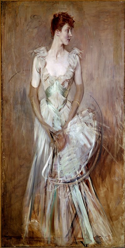 Porträt der Gräfin von Leusse, geborene Berthier von Giovanni Boldini