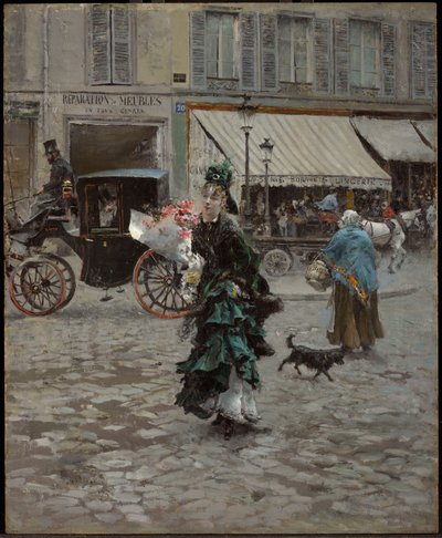 Straßenüberquerung von Giovanni Boldini