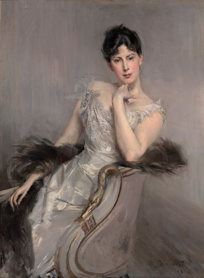 Signora in bianco, 1902 von Giovanni Boldini