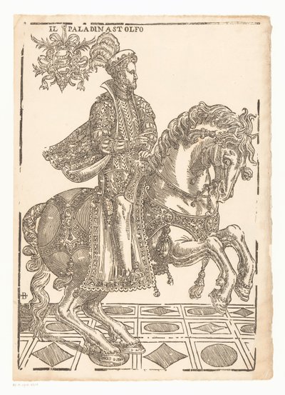 Astolfo zu Pferd von Giovanni Britto